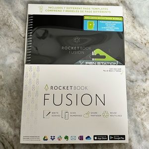Rocketbook Fusion Reusable Planner Exclusive Bundle